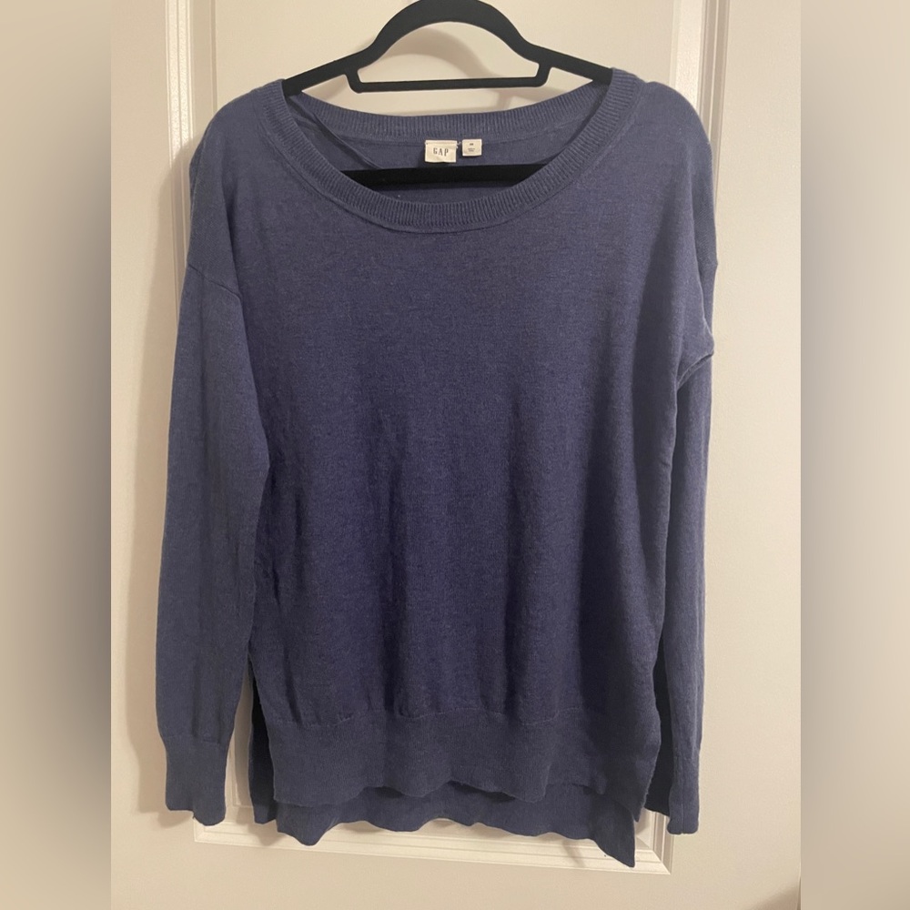 GAP Lightweight Sweater Longsleeve in Indigo Size XS NWOT